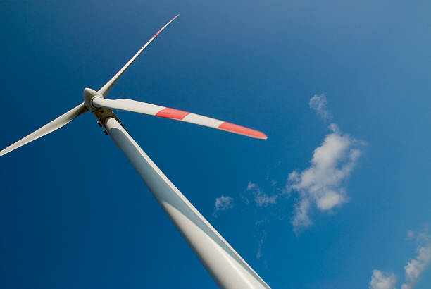 wind turbine stock photo