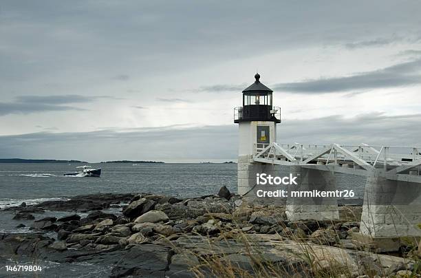 Marshall Point Lighthouse - zdjęcia stockowe i więcej obrazów Bez ludzi - Bez ludzi, Budynek z zewnątrz, Fotografika