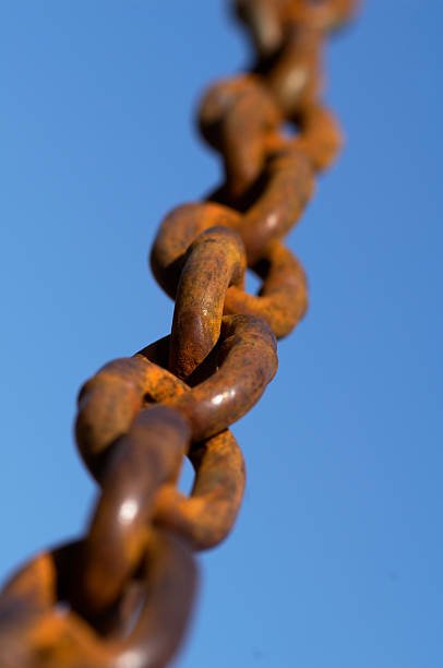 Old chain stock photo