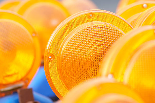 Reflectors stock photo