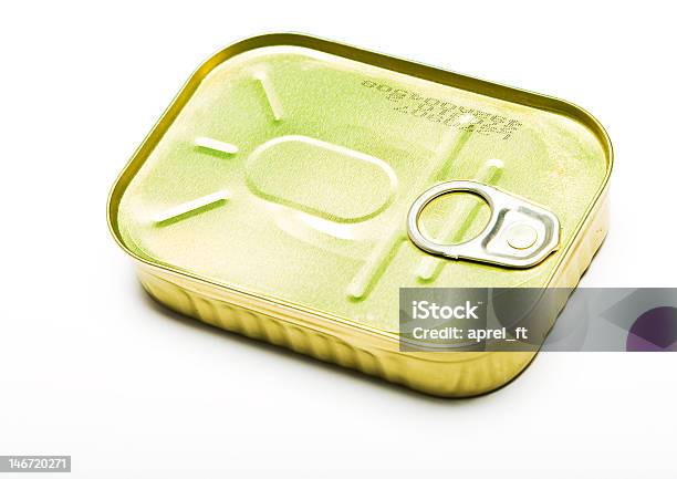 Metal Box Stock Photo - Download Image Now - Canned Food, Food, Gold Colored