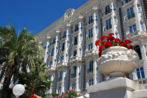 luxurious hotel on the famous 'Croisette' in Cannes