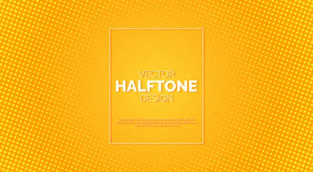 Vector illustration of Abstract modern halftone dots background