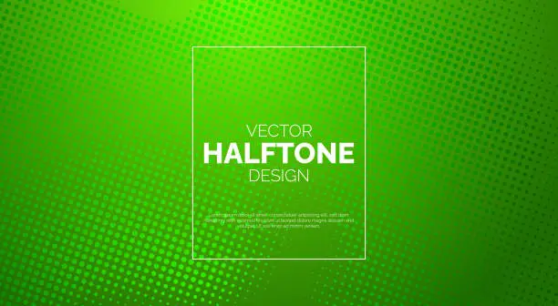 Vector illustration of Abstract modern halftone dots background
