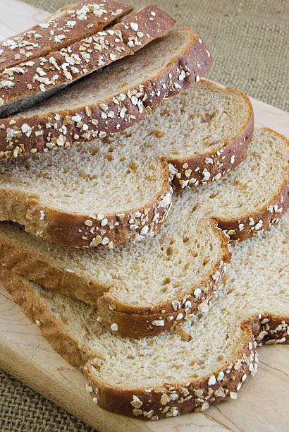 Sliced bread stock photo