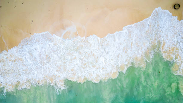 istock Waves splashing to the beach. 1467220555