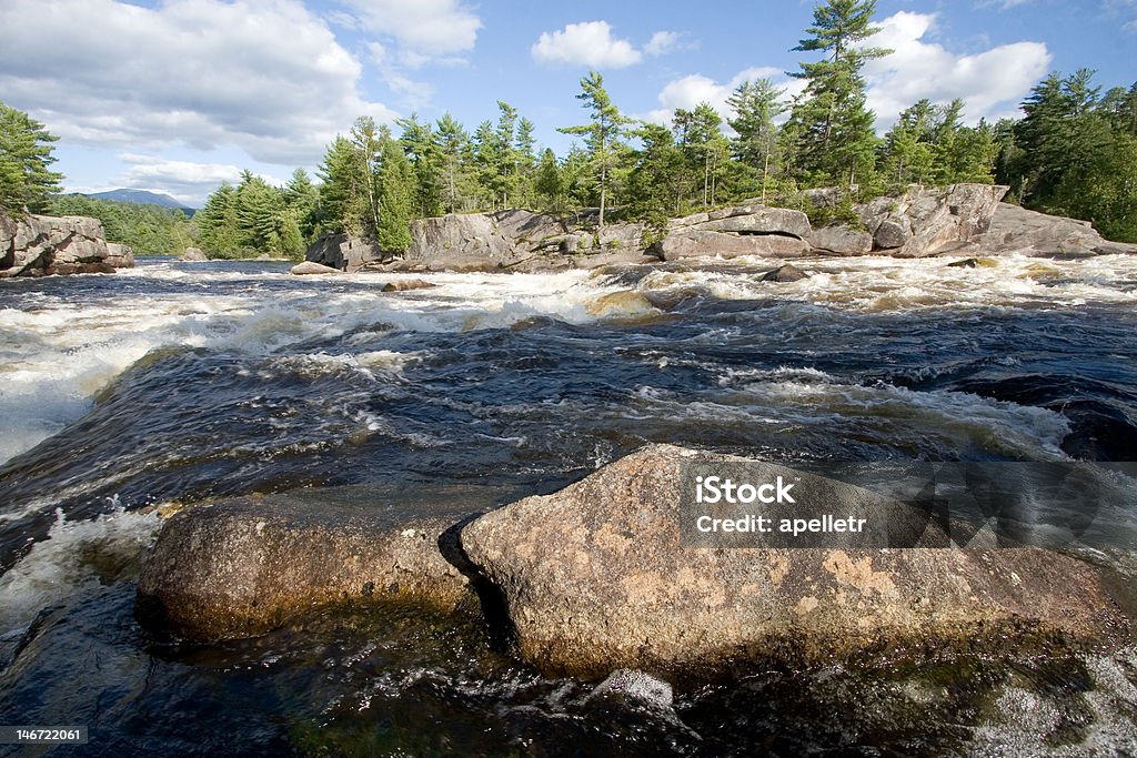 Rio Penobscot Cribworks - Foto de stock de Rio Penobscot royalty-free