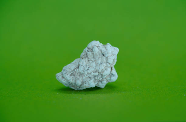 green background with crystal quartz crystals is a  beautiful background