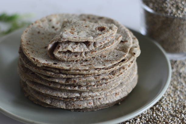 istock Soft flat bread made of pearl millet flour. 1467222260