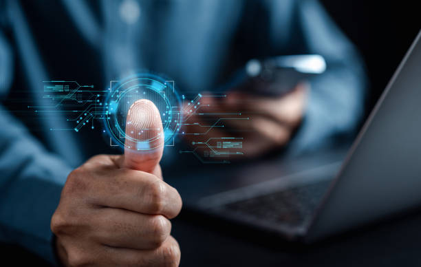 istock Cybersecurity and privacy concepts to protect data. businessman with internet network security technology. Businessman locking personal data on computer with virtual screen interfaces. cyber security. 1467227535