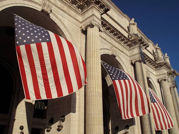 istock Patriotic Union Station 146722759