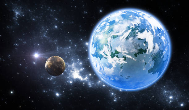 istock Extrasolar planet or exoplanet, another Earth-like planet 1467227631