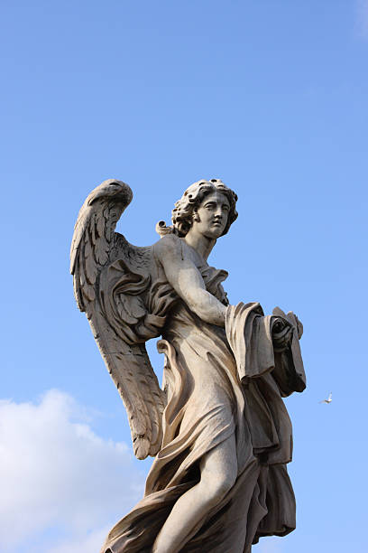 istock Bernini angel sculpture on San Angelo bridge 146723083