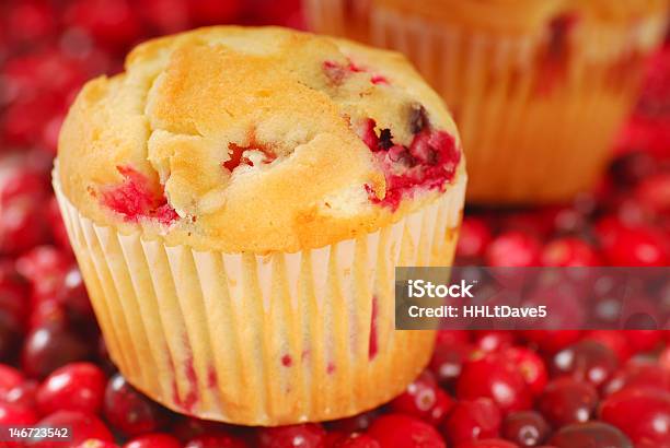 Foto de Muffin De Cranberry e mais fotos de stock de Muffin - Muffin, Oxicoco, Alimentação Saudável