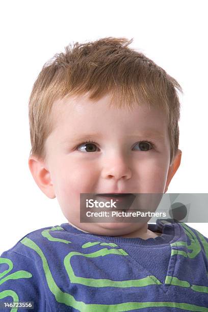 Portrait Of A Naugthy Toddler Stock Photo - Download Image Now - 12-17 Months, Boys, Child