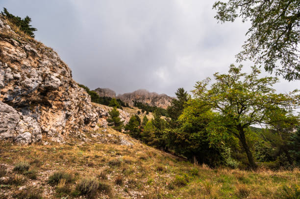 istock rural landscape on Mount Volturino, Val d'Agri, Basilicata 1467241449