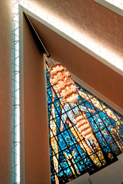 istock Interior view of the Arctic Cathedral in Tromso - Norway 1467243584