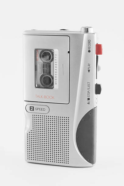 istock Audio recorder reproduces cassete 146724359