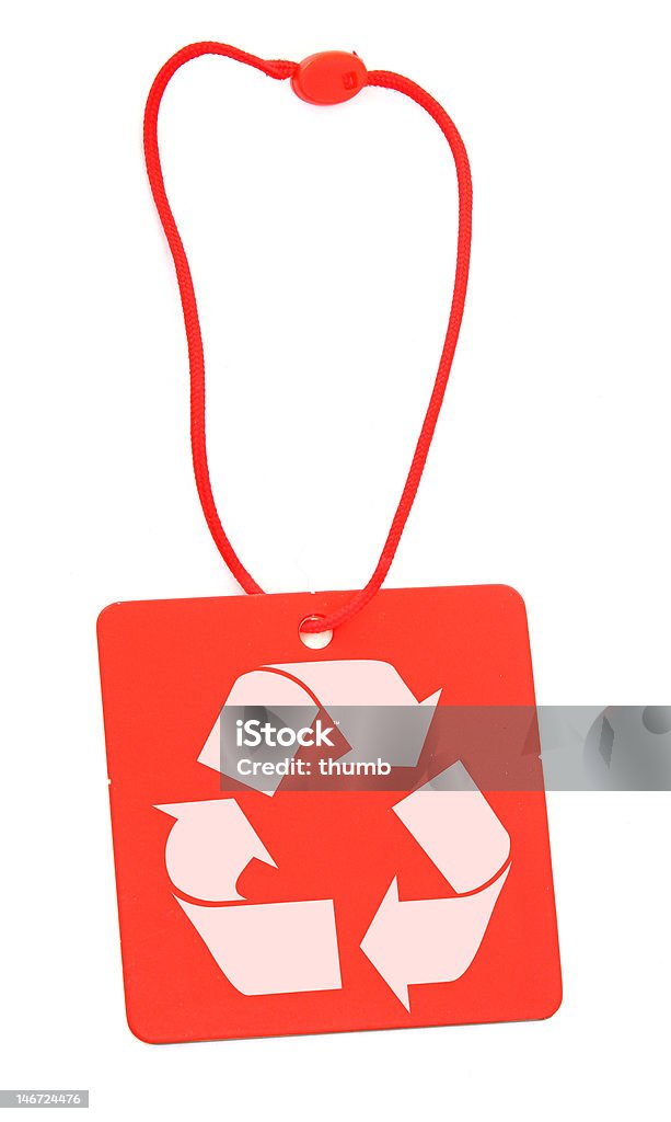 red tag with recycle symbol see more my related images at lightbox: Advice Stock Photo