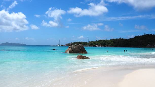 istock Scenic paradise beach shore views 1467246536