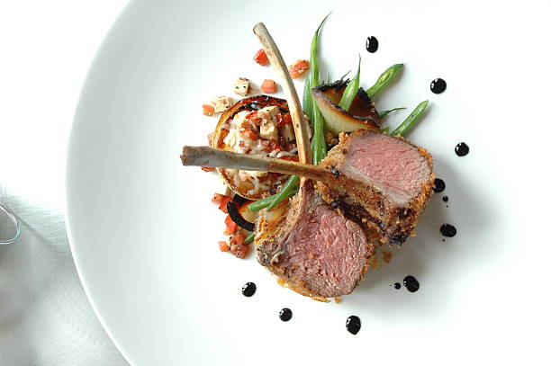 istock plate of lamb with stuffed onion 146724770