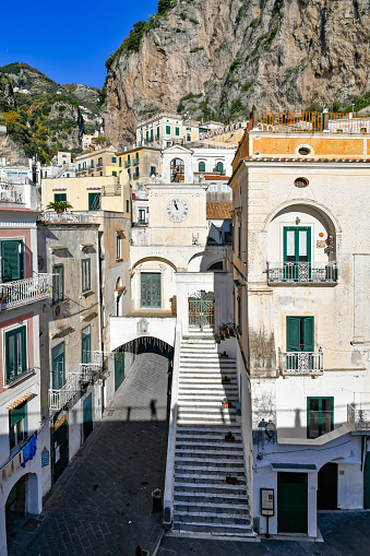 The characteristic old houses of Atrani, a town in Salerno province.