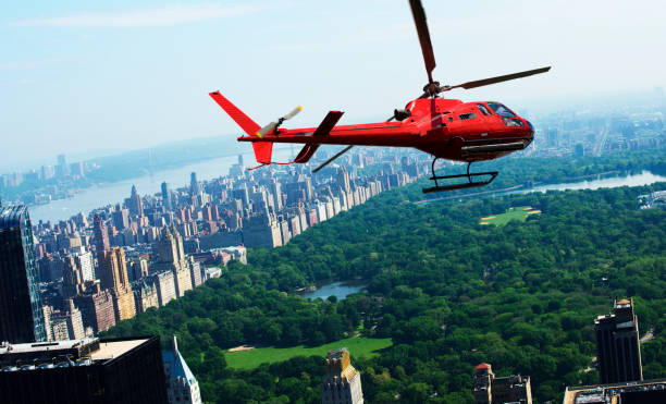 istock Helicopter tour over Manhattan. 1467252424