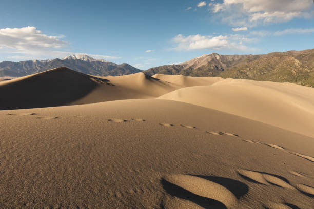 istock Colorado Great Sand dunes at a bright sunset evening 1467255546