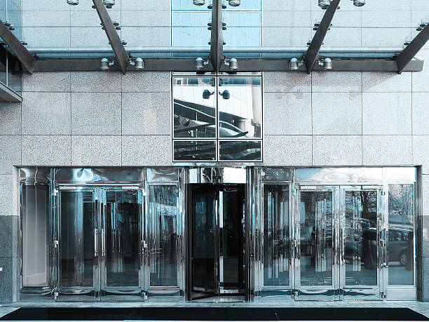 istock Entrance in a modern business centre 146725662