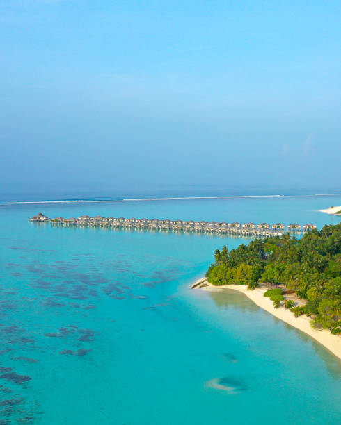 istock Vertical shot of the Maldives at sunlight 1467258044