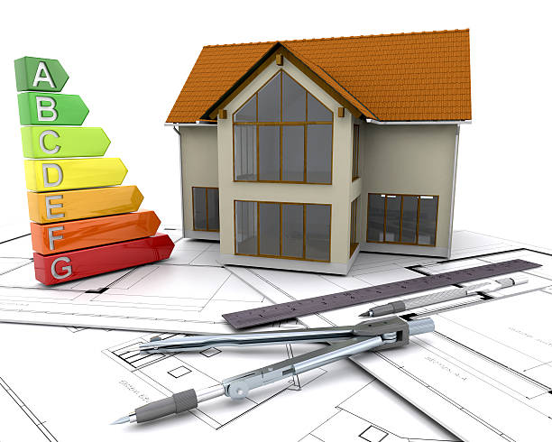 istock House with energy ratings 146725832