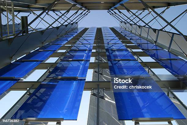 Modern Building Exterior Stock Photo - Download Image Now - Architecture, Austin - Texas, Blue