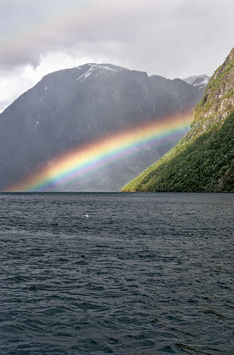 istock Beautyful rainbows over Geiranger Fjord - Norway 1467266092