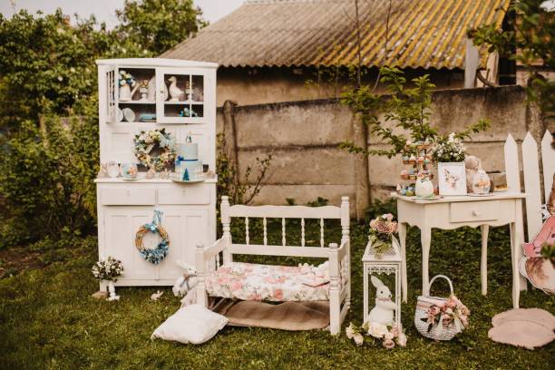 istock Beautiful photo area decoration for Easter 1467266326