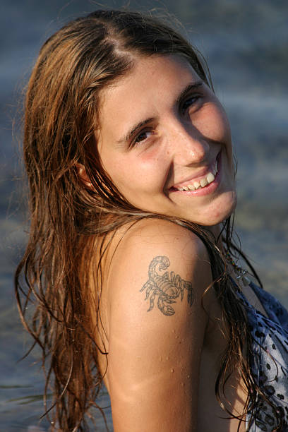 istock girl with tattoo 146726818