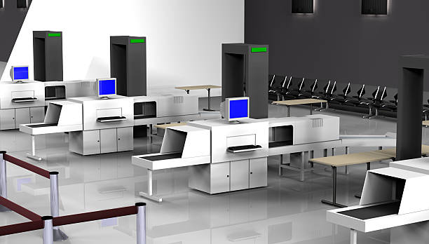 istock 3d Render of luggage scan 146727455