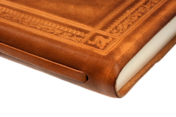 istock corner of book in leather 146727483