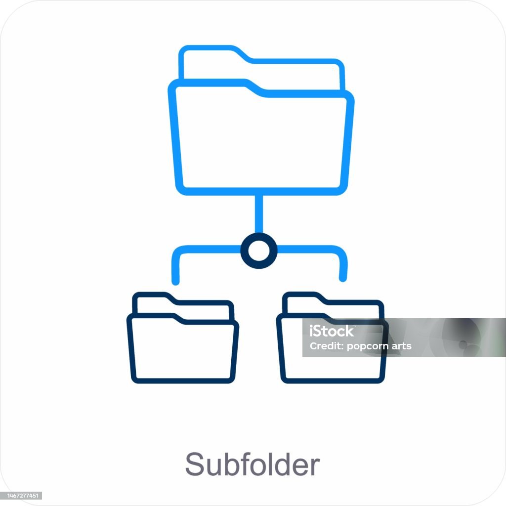 Subfolder Image Subfolder Stock Illustration - Download Image Now - Built Structure ...