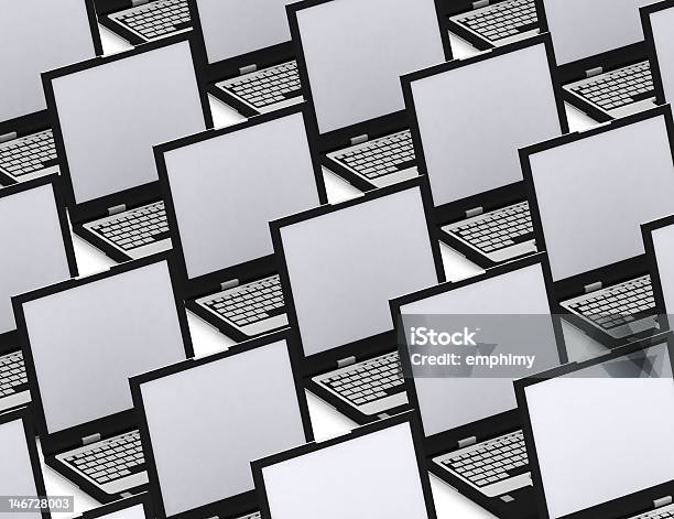 Laptops Closeup Stock Photo - Download Image Now - Collection, Communication, Computer