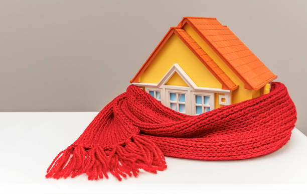 istock The house is wrapped in a scarf. 1467281915