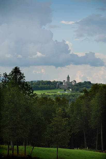 istock Monastery in  the green meadow 146728490