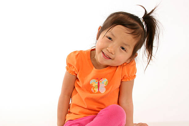 istock Cute Chinese little girl 146728550