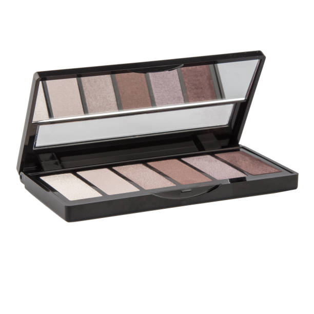 istock Eyeshadow palette with dry blush in a black box 1467287225