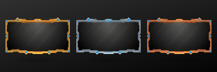 Gui Overlayus Fantasy Gui Game Overlay Screen Panel With Gold Silver And Bronze ...