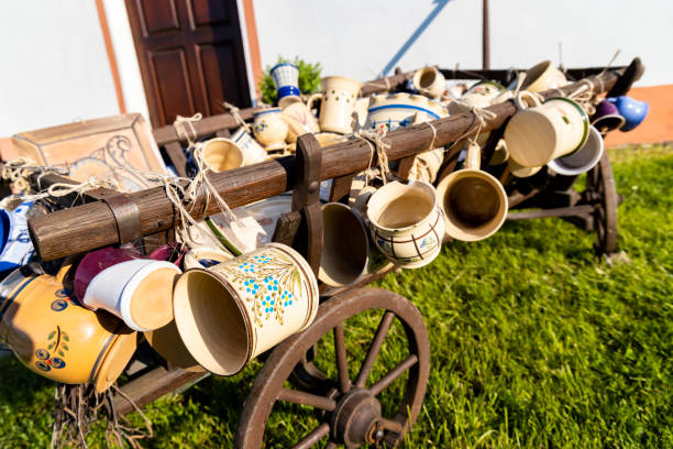istock ceramic dishes, Holasovice, Czech Republic 1467289309