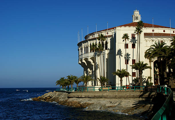 ilha catalina casino - public building blue channel travel - fotografias e filmes do acervo