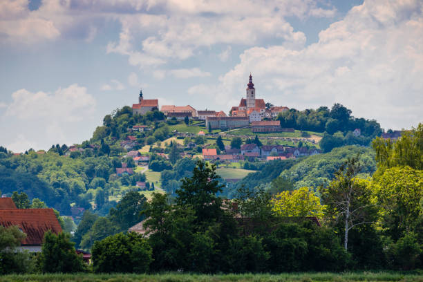 istock Town Straden and wineyards in Styria, Austria 1467289698