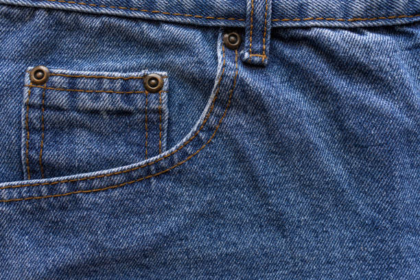 istock Small jeans pocket. Close-up. 1467289704