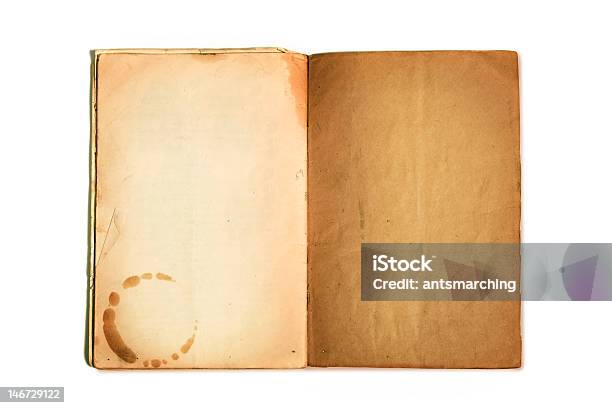 Aged Book Stock Photo - Download Image Now - Aging Process, Antique, Blank