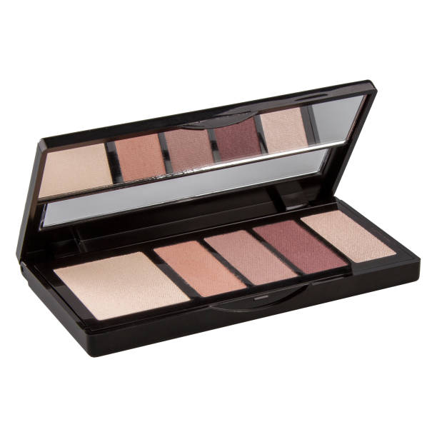 istock Eyeshadow palette with dry blush in a black box 1467293534